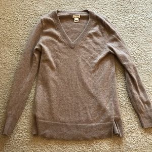 J Crew XS Cashmere Sweater (Beige)